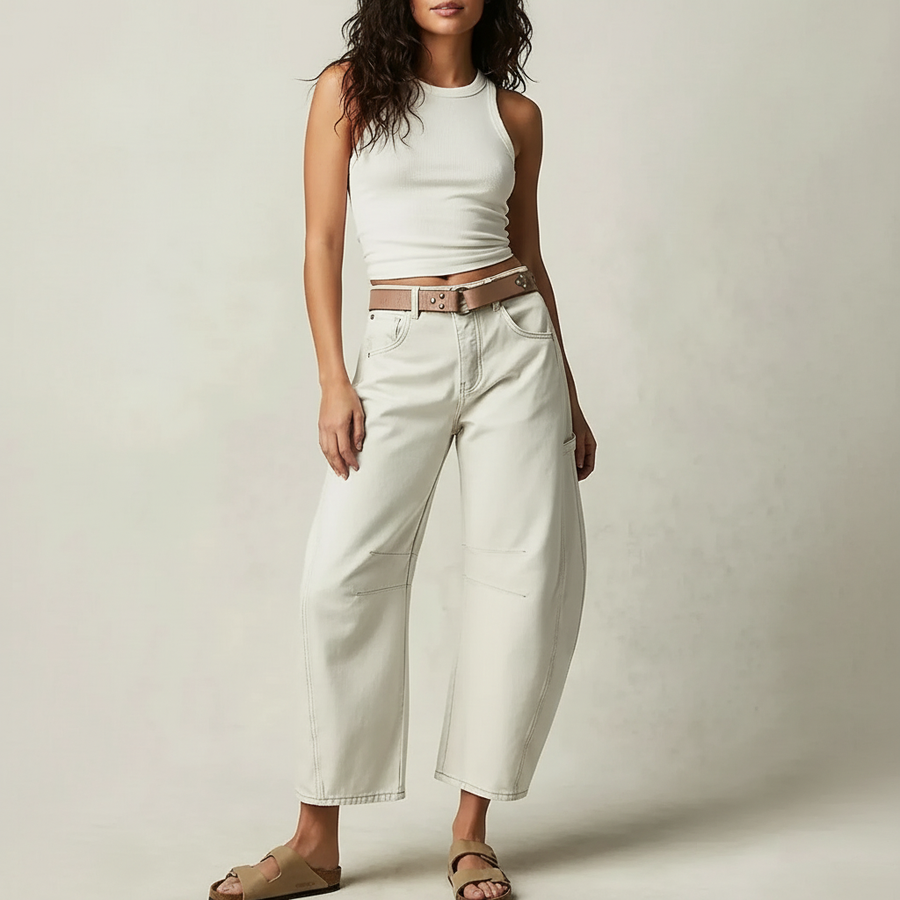 Women's Barrel Jeans Tapered Leg