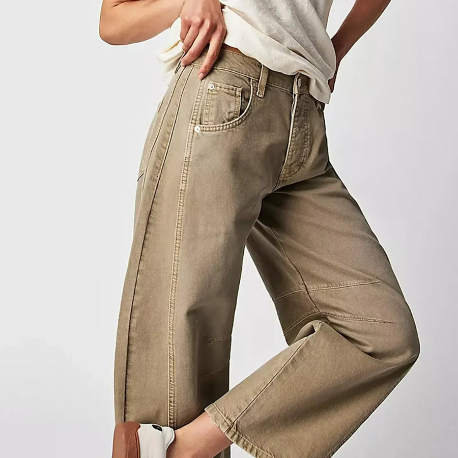 Women's Barrel Jeans Tapered Leg
