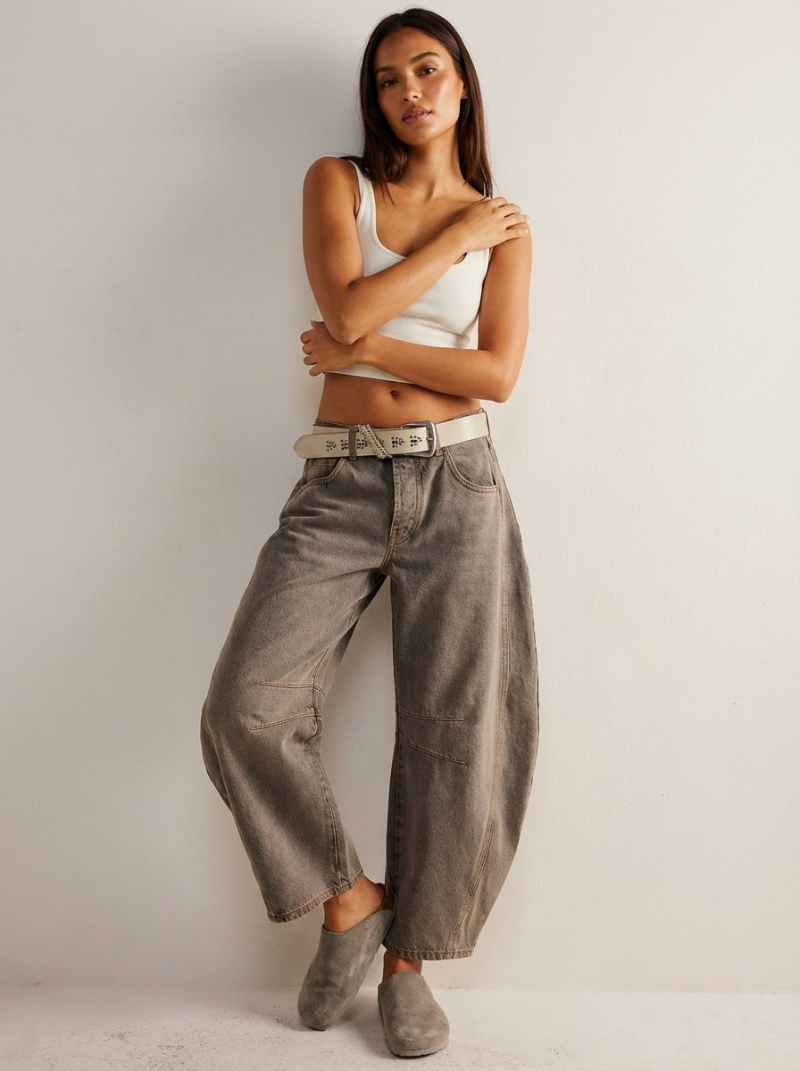 Women's Barrel Jeans Tapered Leg