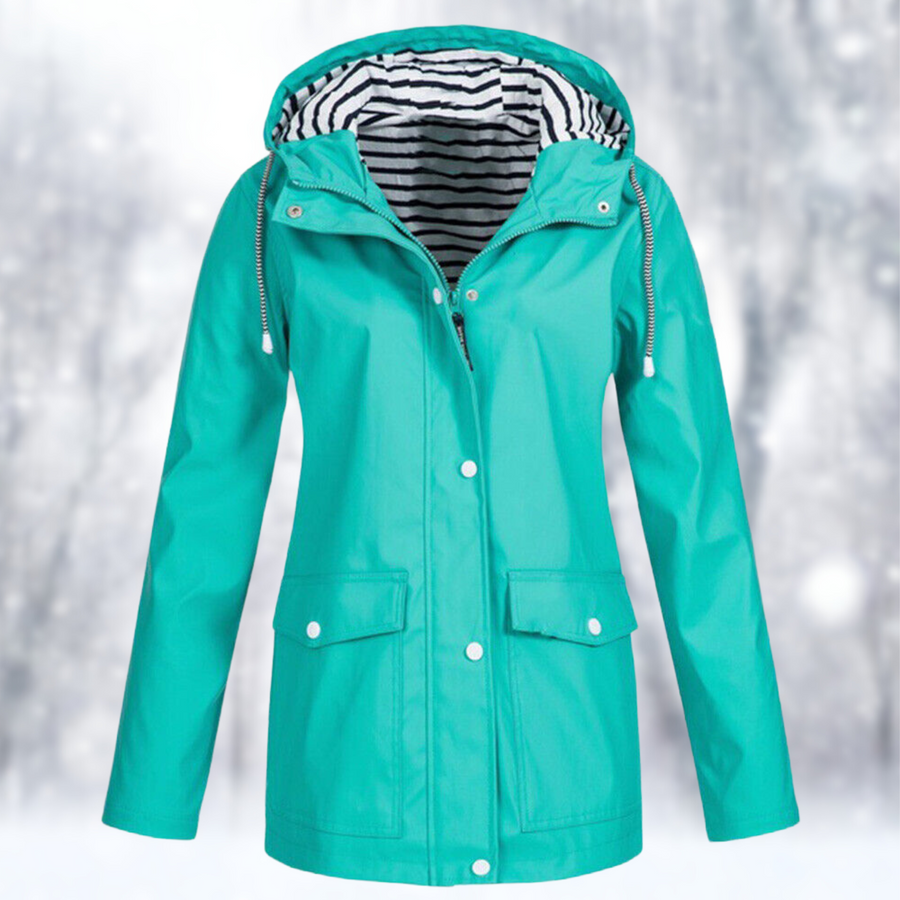 Women's Hooded Raincoat