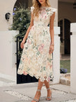 Women’s Lace Dress with Floral Pattern