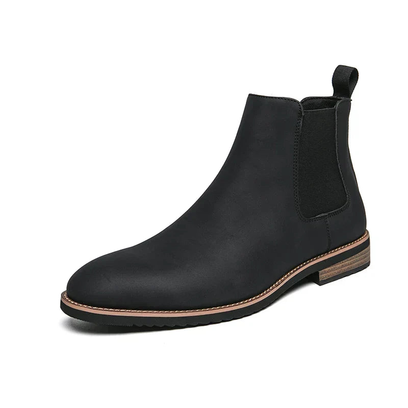 Women's Leather Chelsea Boots Lug Sole