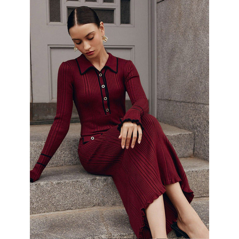 Women's Long Sleeve Fall Dress