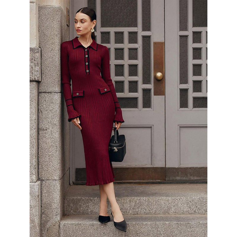 Women's Long Sleeve Fall Dress
