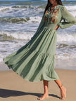 Women’s Midi Dress with Polka Dots