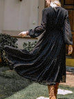 Women’s Midi Dress with Polka Dots
