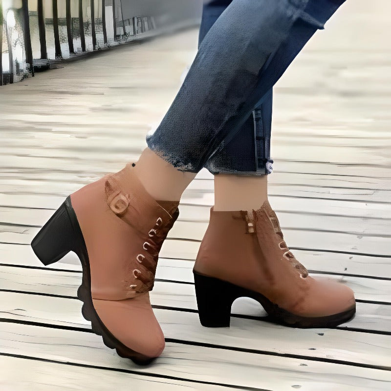 Women's Chelsea Boots Block Heel