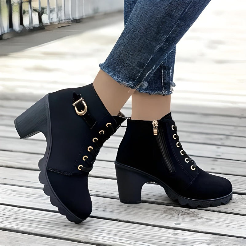 Women's Chelsea Boots Block Heel