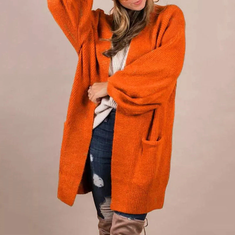 Women's Longline Cardigan Open Front
