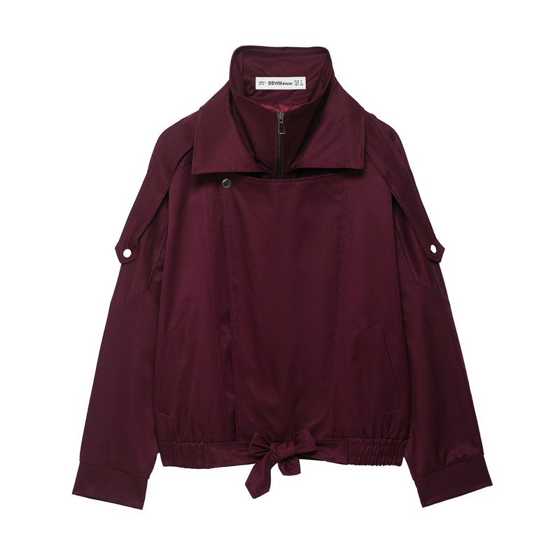 Women's Oversized Raincoat – Red