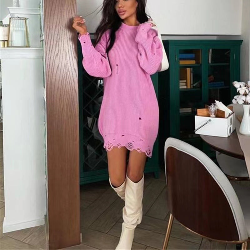 Women's Oversized Sweater Fall Dresses