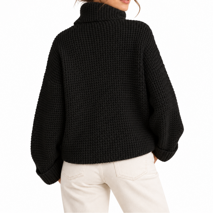 Women's Oversized Turtleneck Sweater