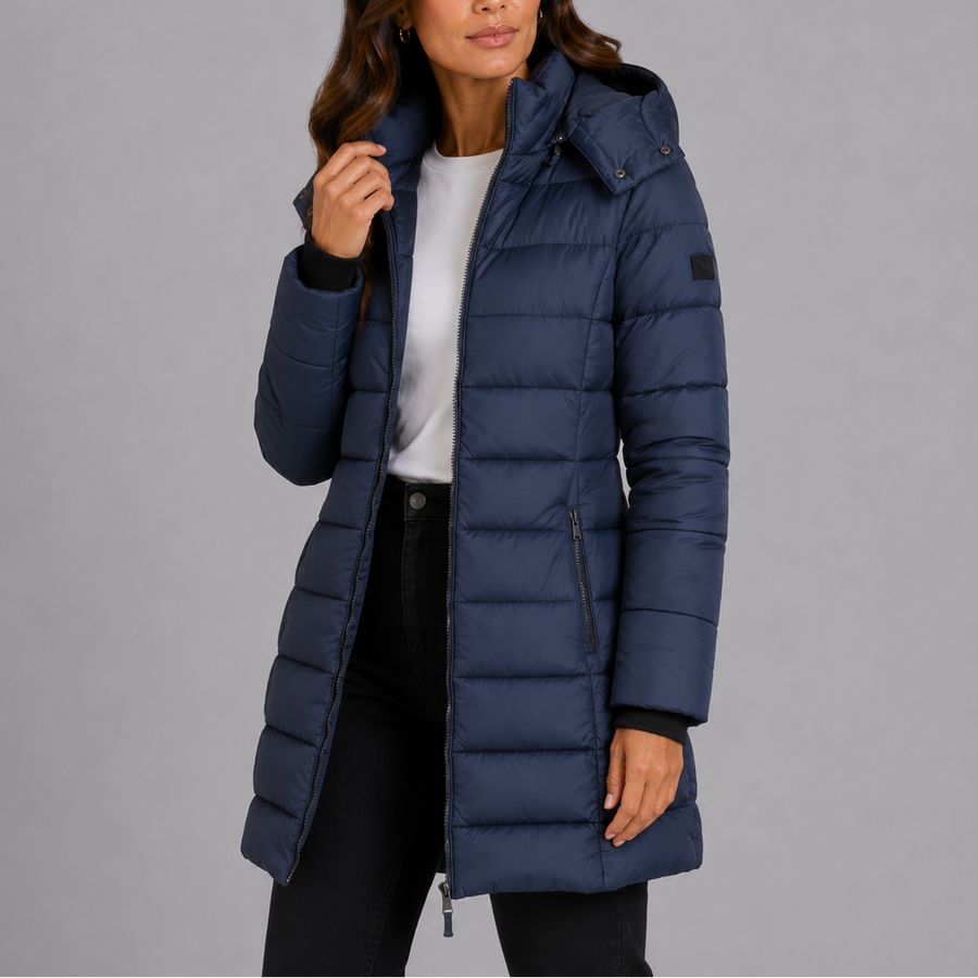 Women's Quilted Hooded Puffer Jacket