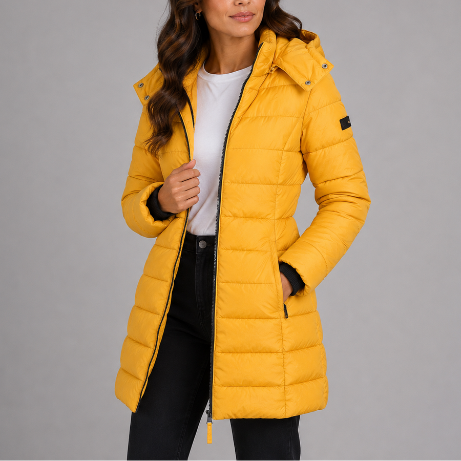 Women's Quilted Hooded Puffer Jacket