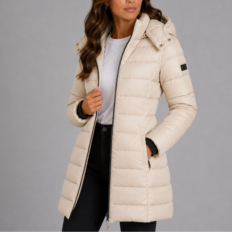 Women's Quilted Hooded Puffer Jacket