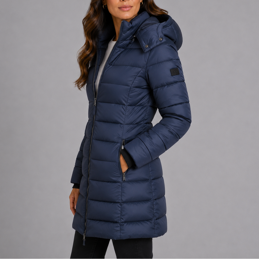 Women's Quilted Hooded Puffer Jacket