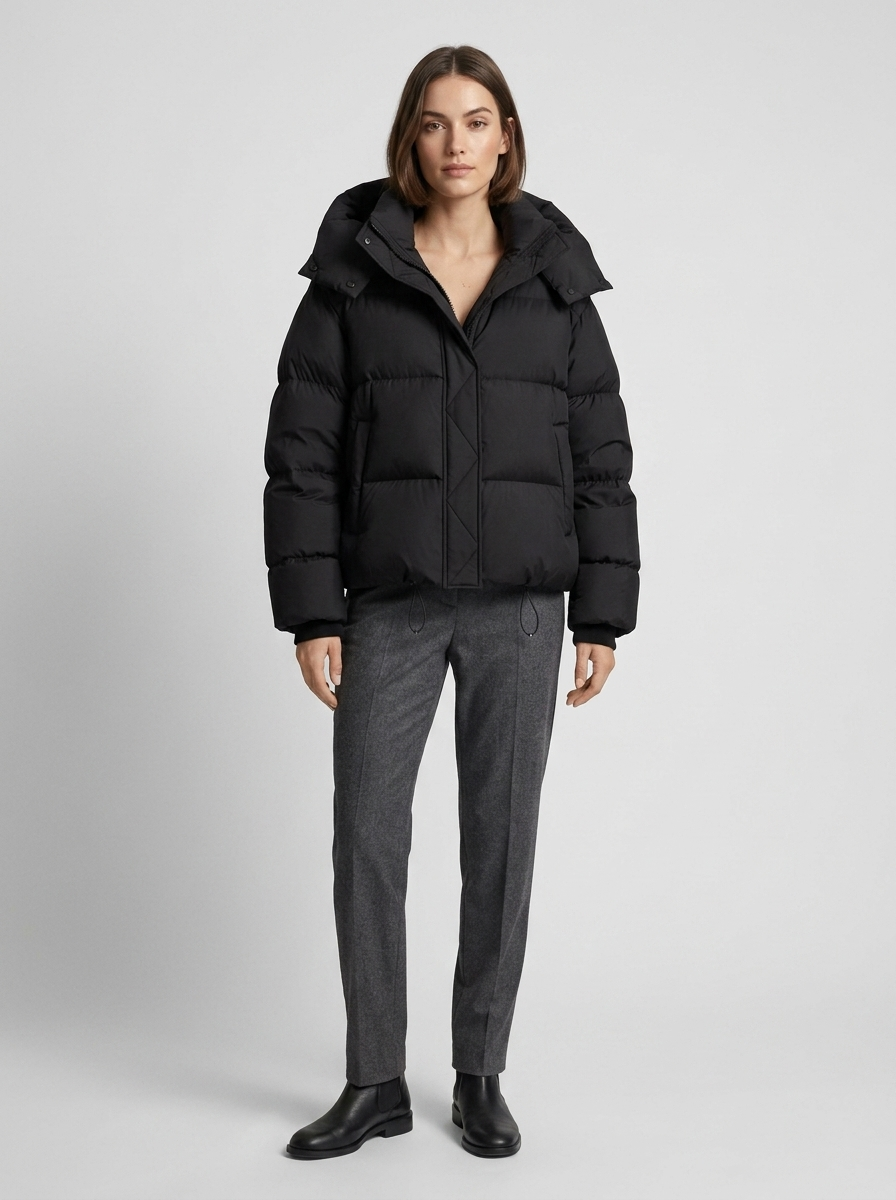 Women's Oversized Quilted Puffer Jacket