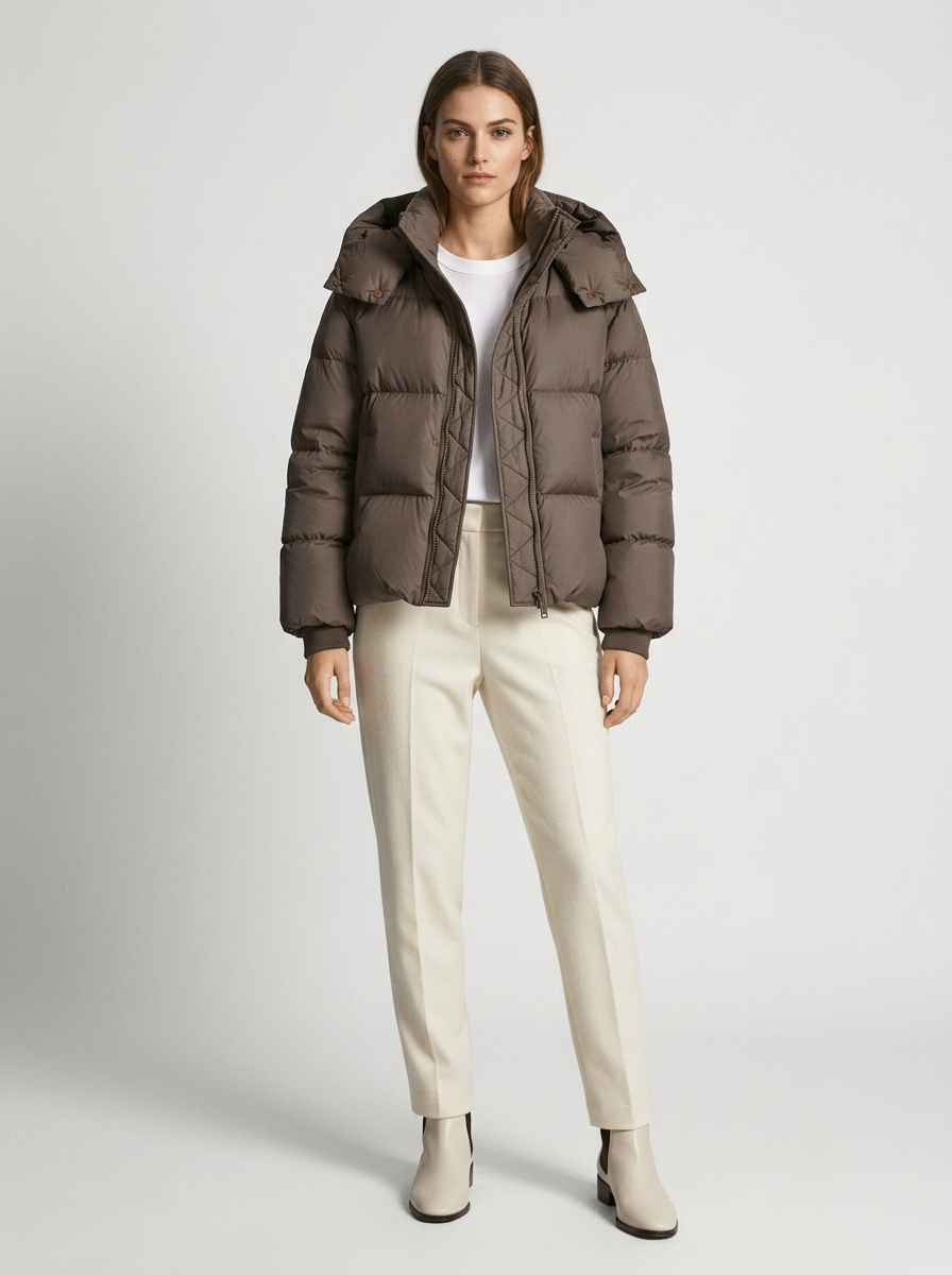 Women's Oversized Quilted Puffer Jacket