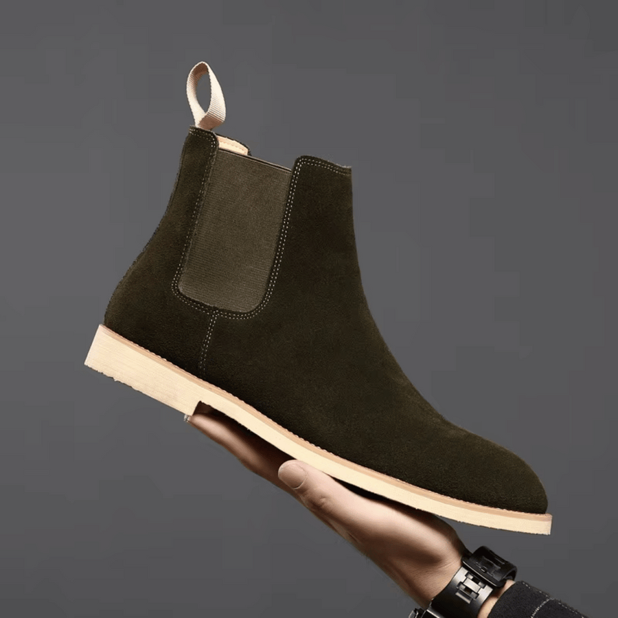 Men's Suede Chelsea Boots