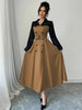 Women’s Two-Tone Midi Dress