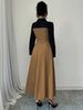 Women’s Two-Tone Midi Dress
