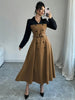 Women’s Two-Tone Midi Dress