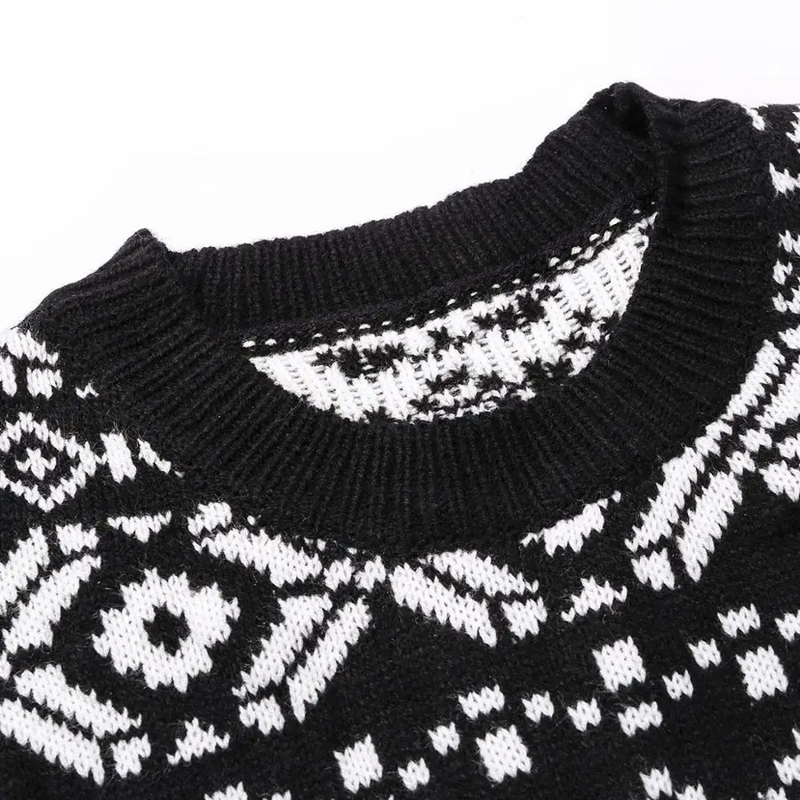 Women's Christmas Sweater Dress Reindeer