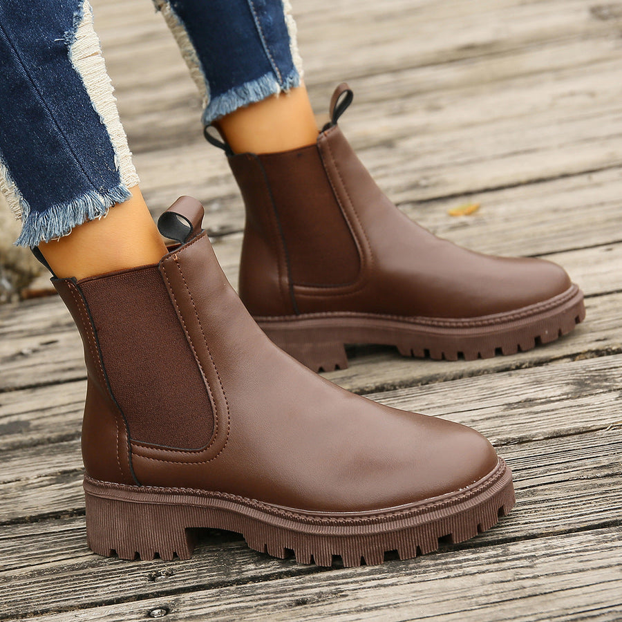 Women's Chelsea Boots Lug Sole