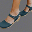 Women's Closed Toe Platform Sandals Cushioned - Blue