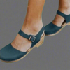 Women's Closed Toe Platform Sandals Cushioned - Blue