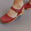 Women's Closed Toe Platform Sandals Cushioned - Red