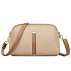 Women's Compact Leather Handbag Mini - Khaki