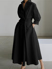 Women's Elegant Long Dress Maxi in Black