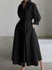 Women's Elegant Long Dress Maxi in Black