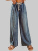 Women's High Waisted Pants with Drawstring