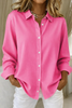 Women's Long Sleeve Shirt Casual in Fuchsia