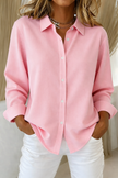 Women's Long Sleeve Shirt Casual in Pink