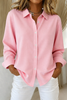 Women's Long Sleeve Shirt Casual in Pink
