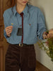 Women's Long-Sleeved Striped Shirt