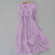 Women's Minimalist Casual Dress Midi in Purple