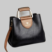 Women's Multi Compartment Handbag Elegant - Black