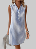 Women's Sleeveless Summer Dress Mini in Blue