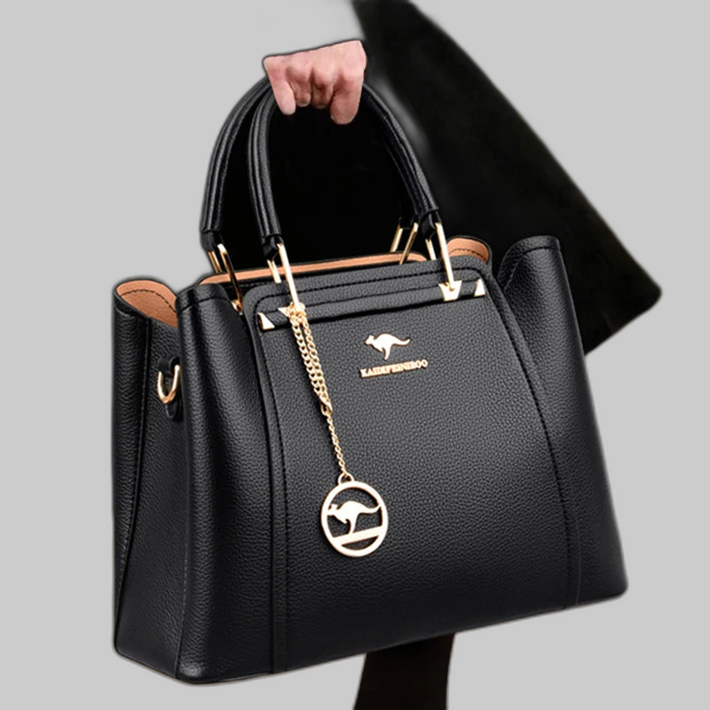 Women's Soft Shoulder Bag Versatile – Black