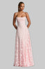 Women's Spaghetti Strap Wedding Dress Maxi in Pink
