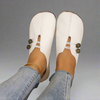 Women's Suede Moccasins Slip On - White