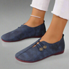 Women's Suede Moccasins Slip On - Blue