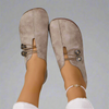 Women's Suede Moccasins Slip On - Light Brown