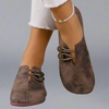 Women's Suede Moccasins Slip On - Dark Brown