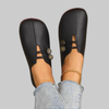 Women's Suede Moccasins Slip On - Black