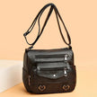 Women's Vintage Crossbody Bag Shoulder Strap - Black